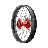 TALON 50CC BIG WHEEL KIT BLACK RIM - RED HUBS KTM/Husqvarna/Gasgas 50/E5 21-25