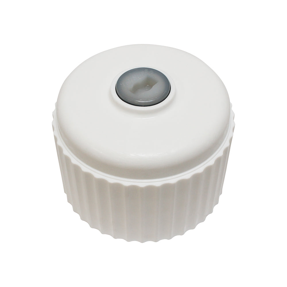 STANDARD CAP WITH PLUG WHITE