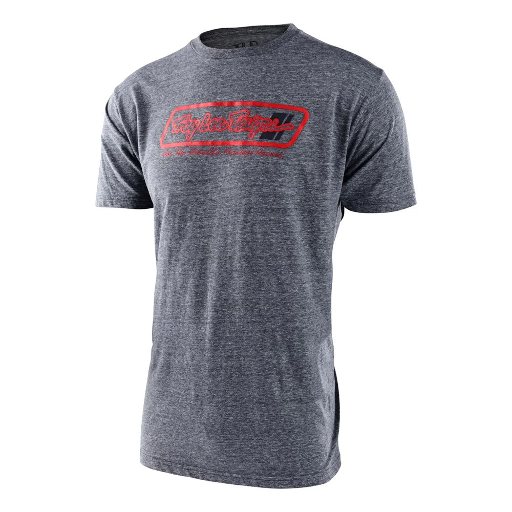 Troy Lee Designs GO Faster 40th Anniversary T-Shirt - Snow Grey