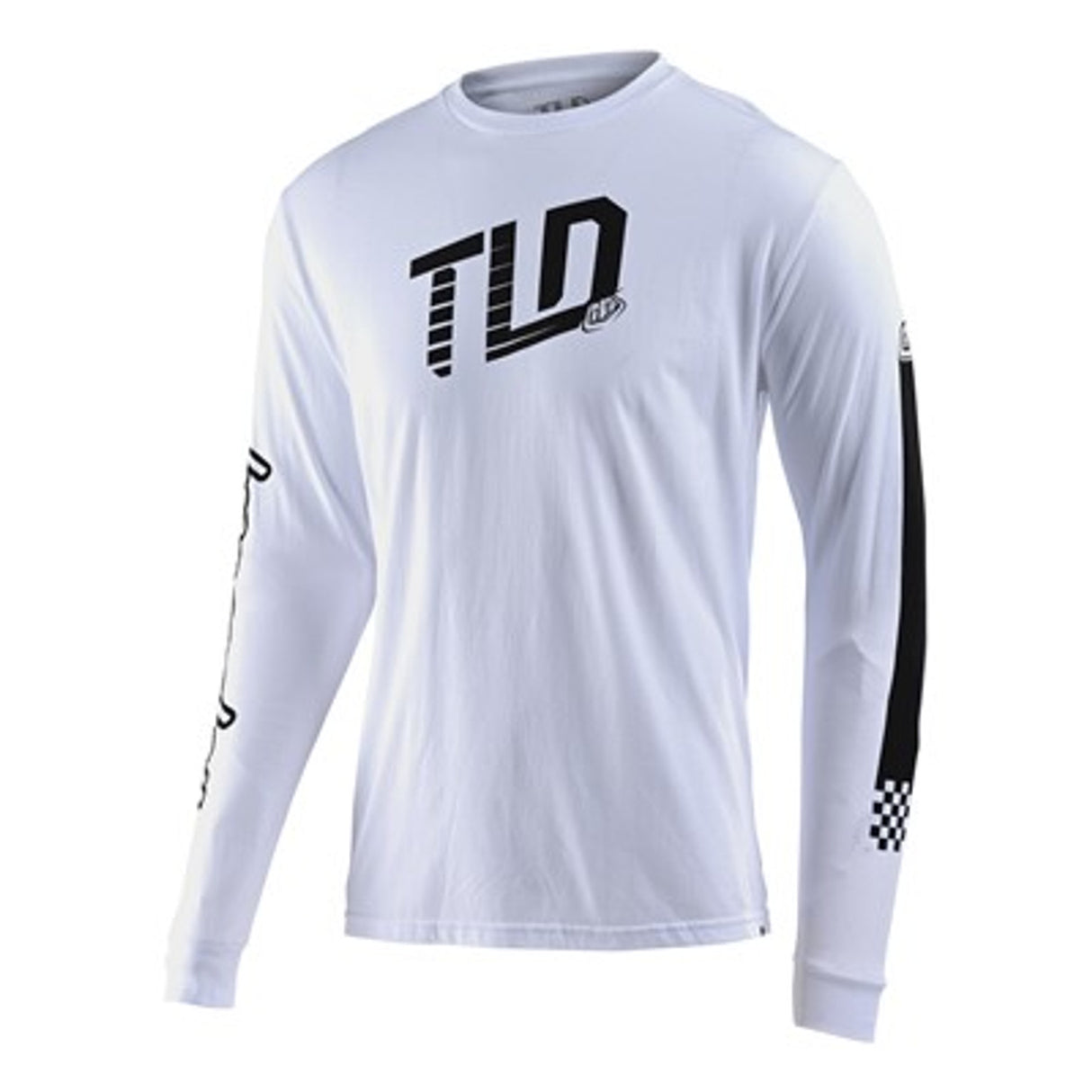 Troy Lee Designs Track Side LS Black White