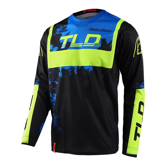 Troy Lee Designs GP ASTRO BLACK/YELLOW KIT COMBO