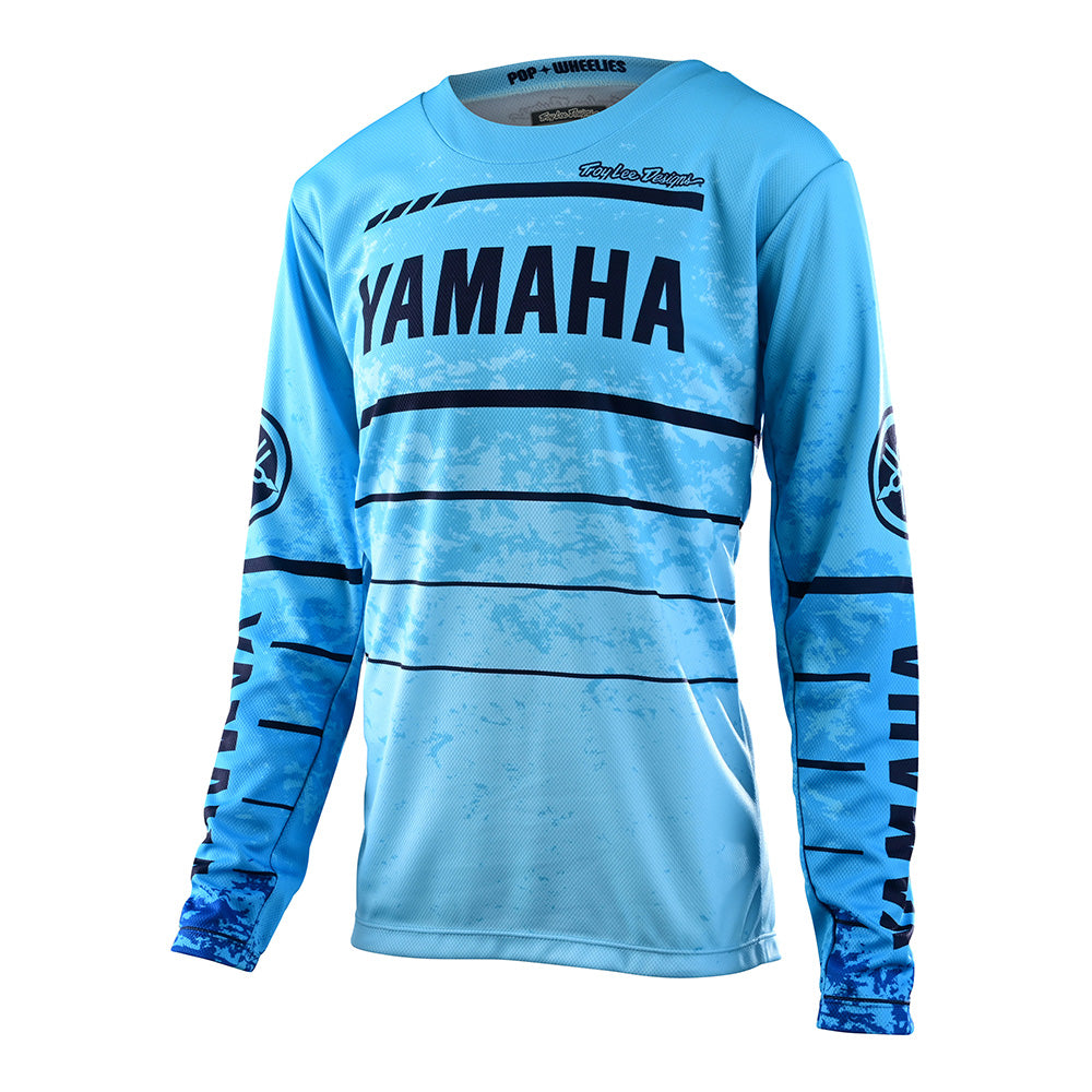 Troy Lee Designs Youth GP TLD Yamaha Kit Combo OW22 Cyan