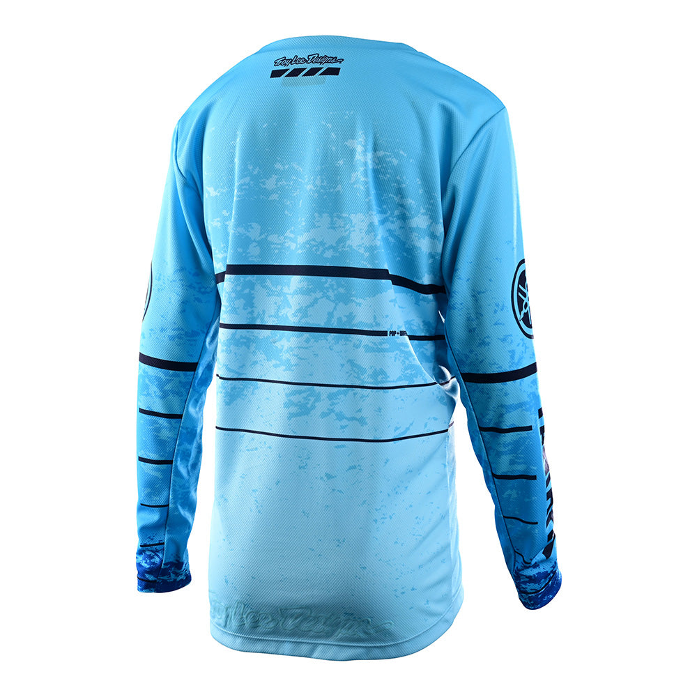 Troy Lee Designs Youth GP TLD Yamaha Kit Combo OW22 Cyan