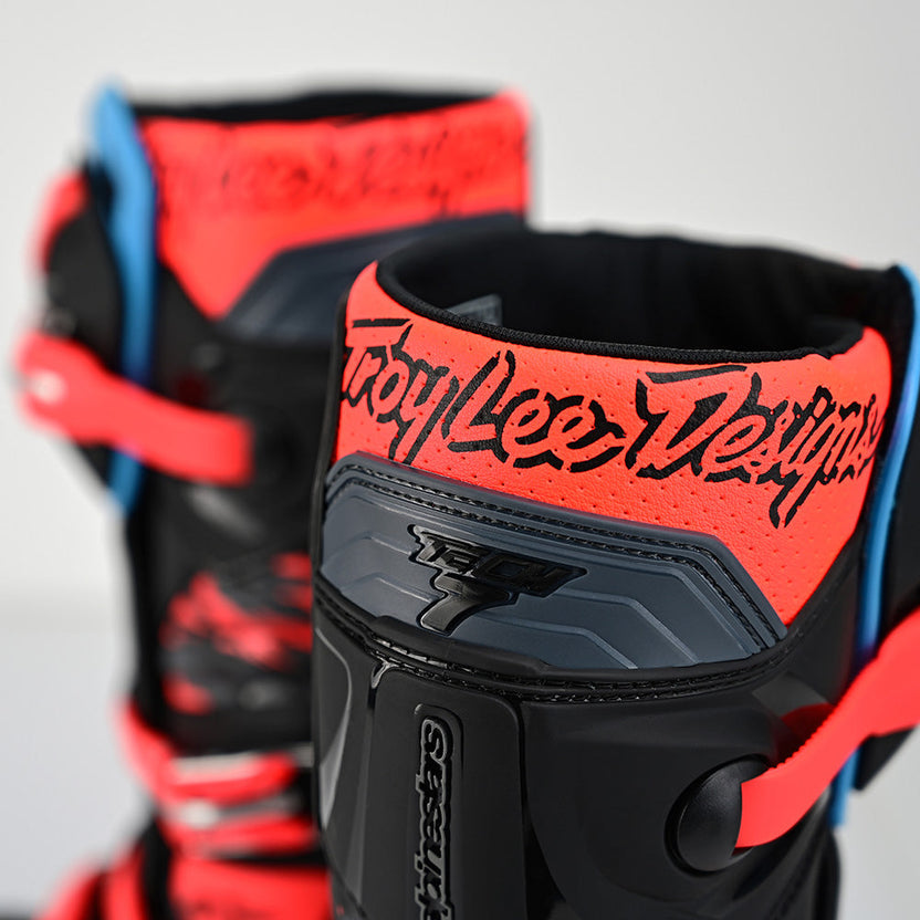 ALPINESTARS / TLD TECH 7 MX BOOT; BLACK / RKT RED