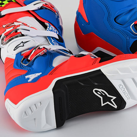 ALPINESTARS / TLD TECH 7 MX BOOT; RKT RED/WHT/BLU