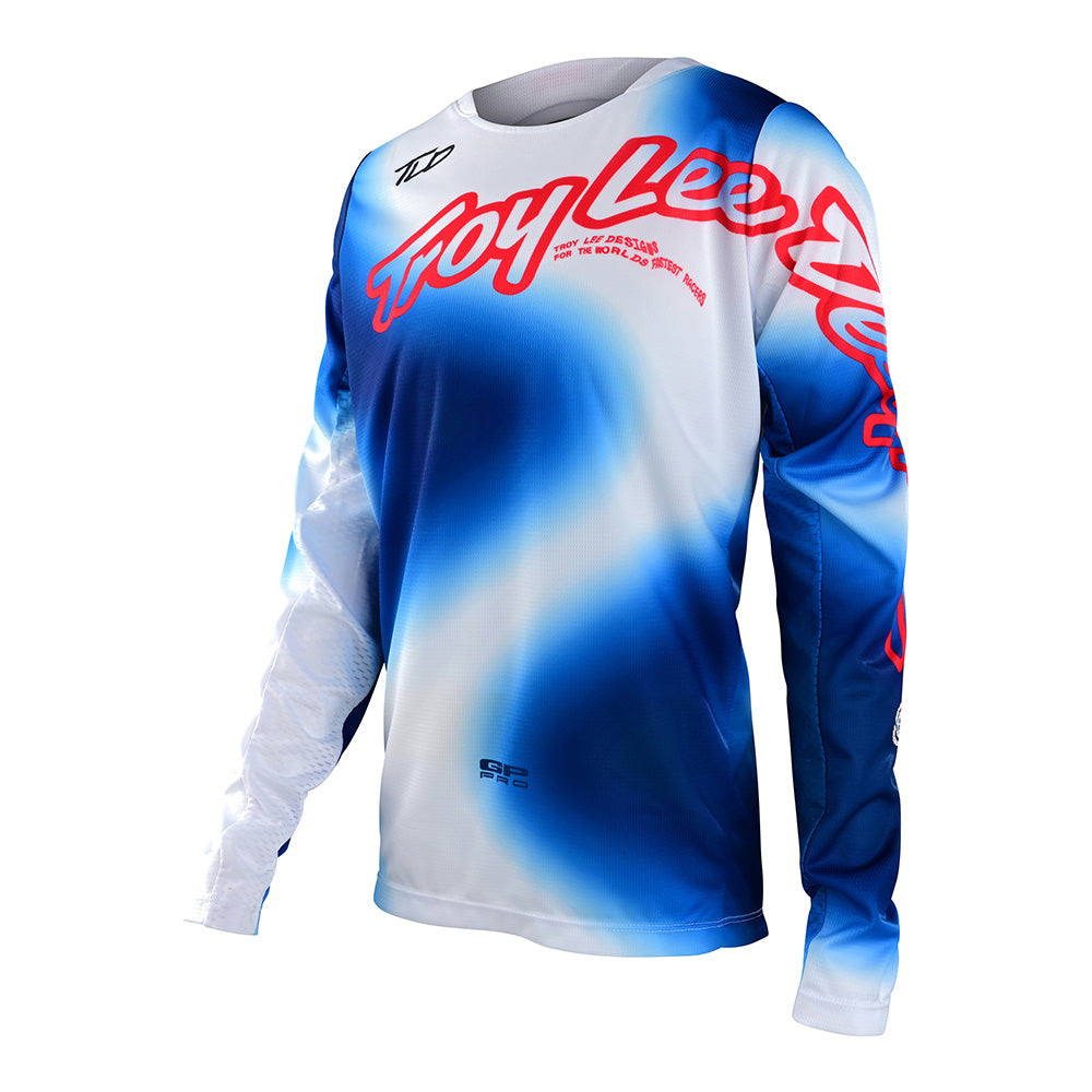 Troy Lee Designs Youth GP Pro Kit Combo Lucid White Blue