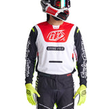 GP Pro Jersey Blends White / Glo Red