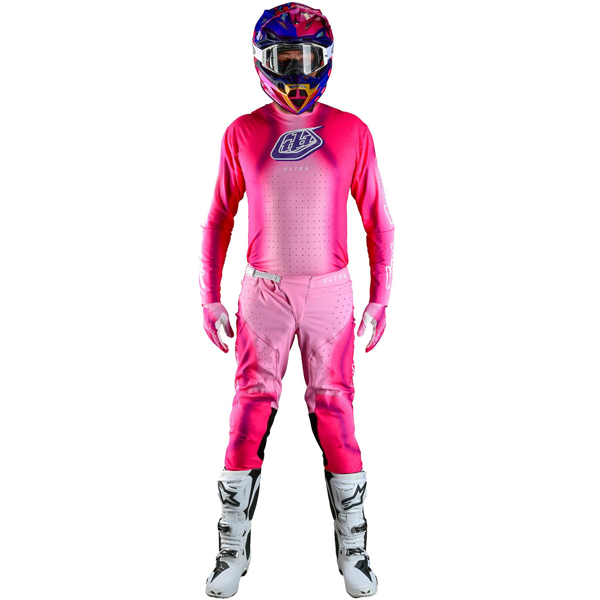 Troy Lee Designs SE Ultra Kit Combo Blurr Pink