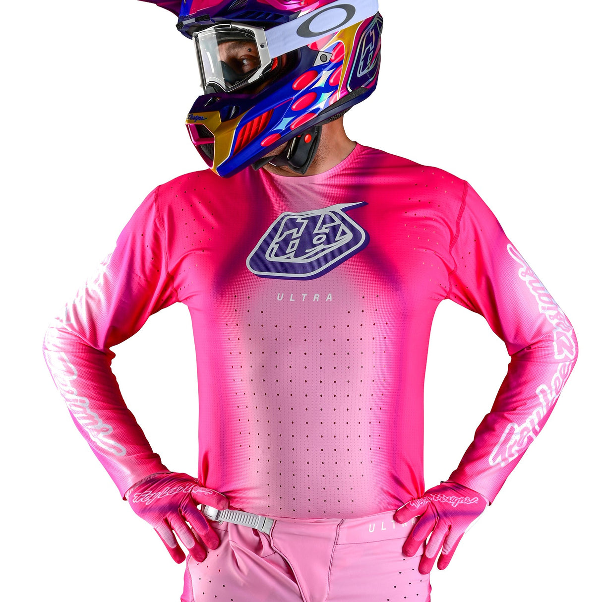 Troy Lee Designs SE Ultra Kit Combo Blurr Pink