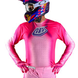 Troy Lee Designs SE Ultra Kit Combo Blurr Pink