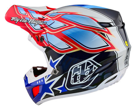 Troy Lee Designs SE5 Carbon Helmet - Wings Navy