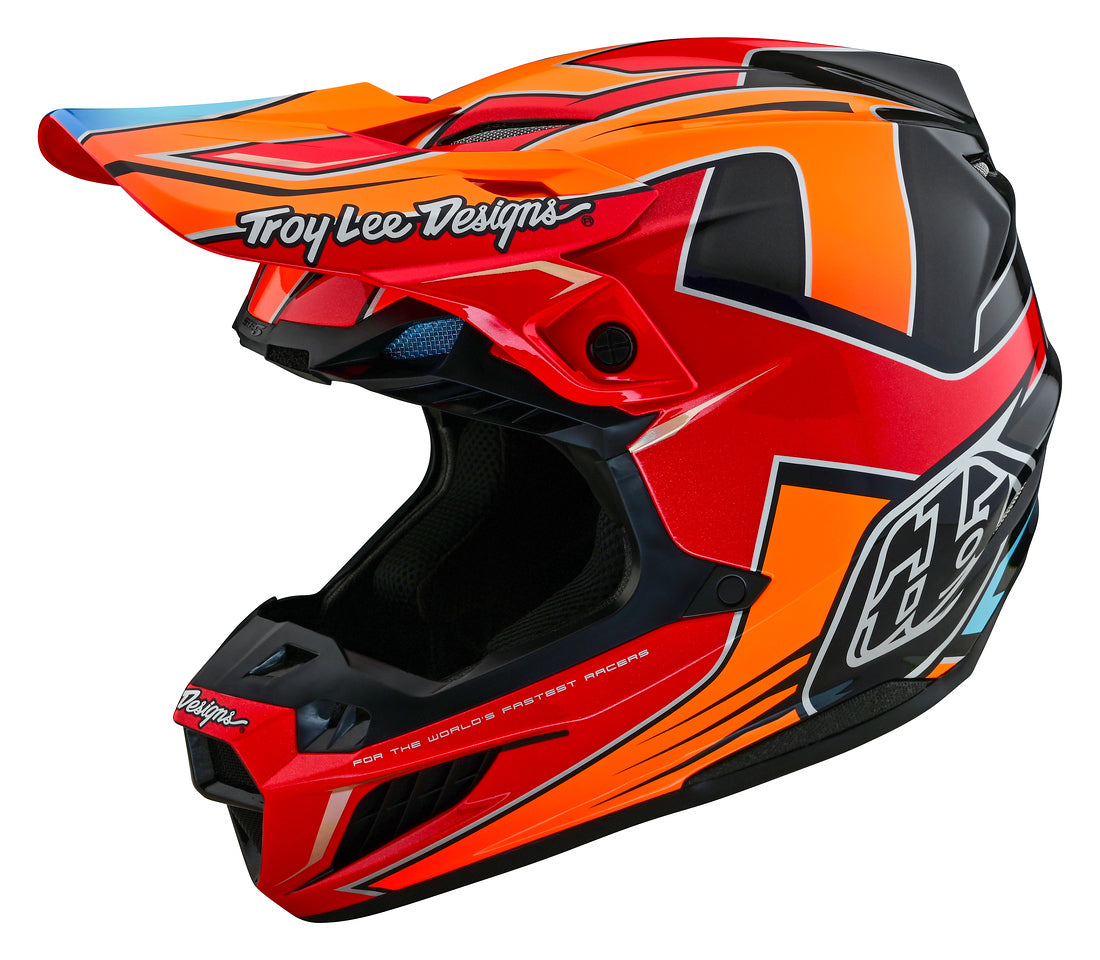 Troy Lee Designs SE5 Composite Helmet - Efix Fire