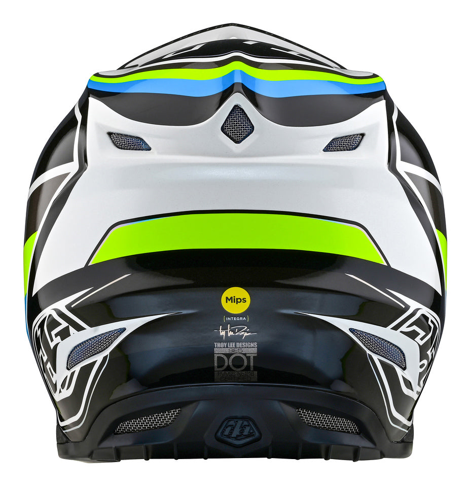 Troy Lee Designs SE5 Composite Helmet - Reverb White / Blue
