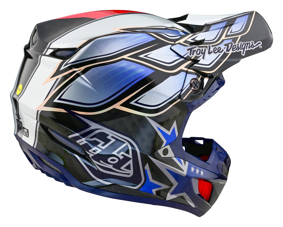 Troy Lee Designs SE5 Composite Helmet - Wings Black