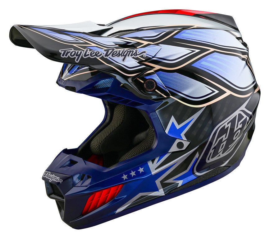 Troy Lee Designs SE5 Composite Helmet - Wings Black