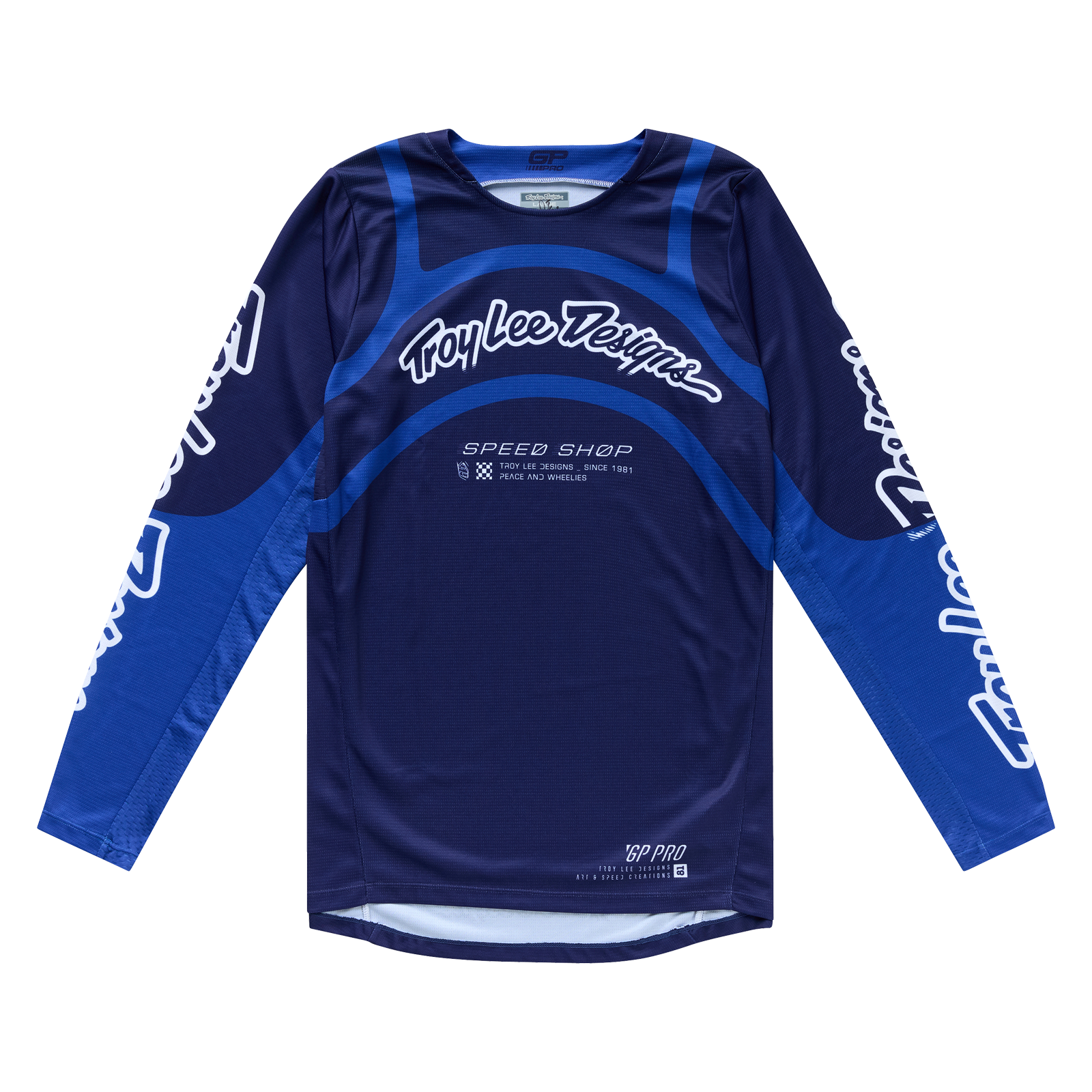 Troy Lee Designs GP Pro Swerve Jersey - Navy / Blue – Dirt Store