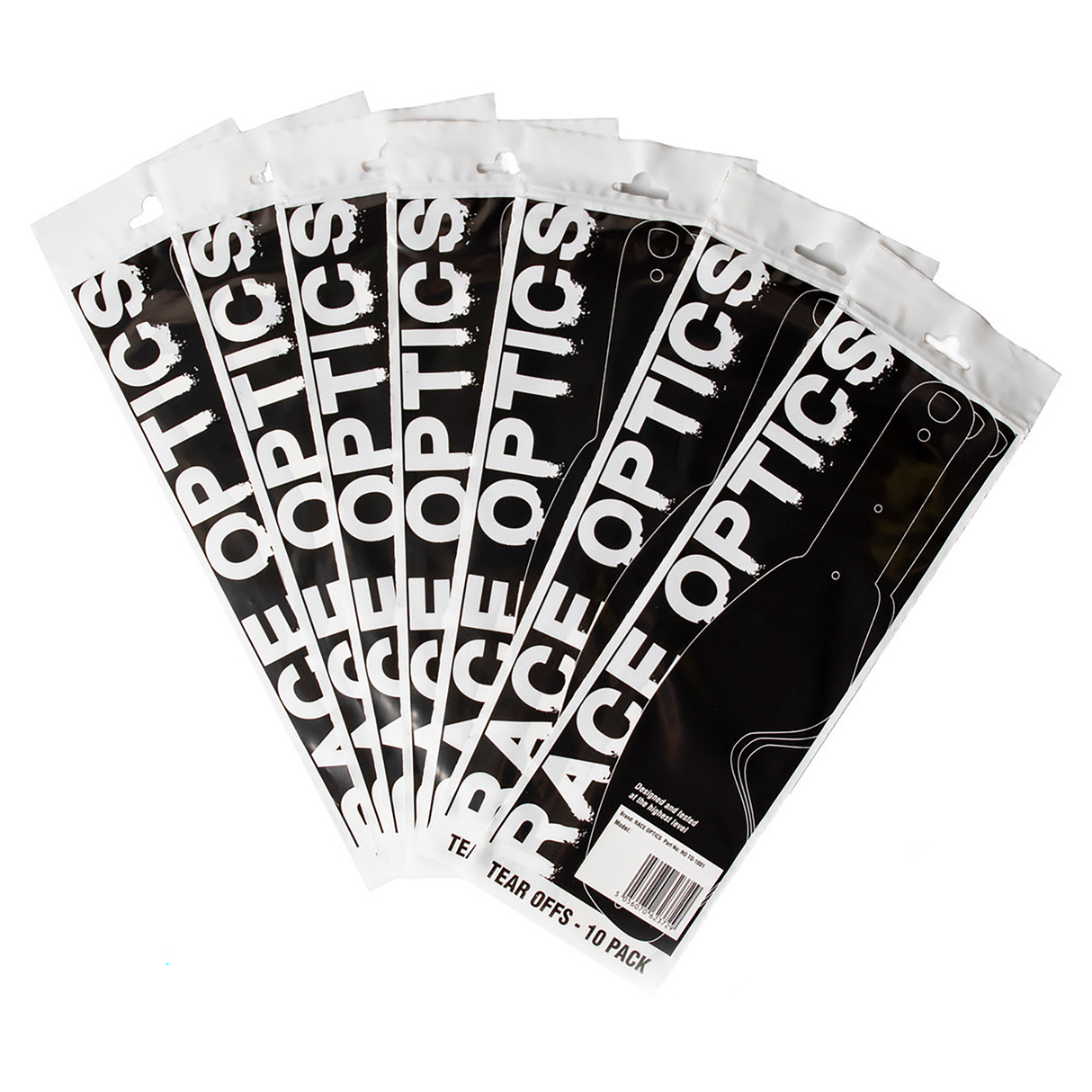 Race Optics Tearoffs 10Pk Fox Vue