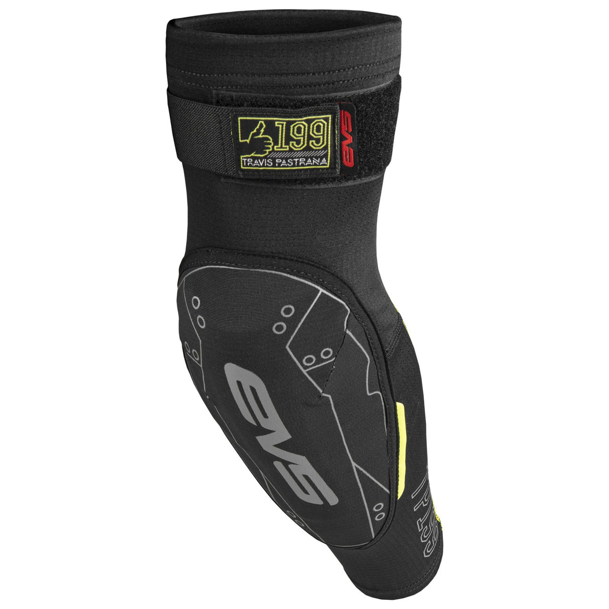 EVS TP199E Elbow Guards (Black/Hi-Viz) Pair