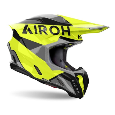 Airoh Twist 3 King Yellow Gloss MX Helmet