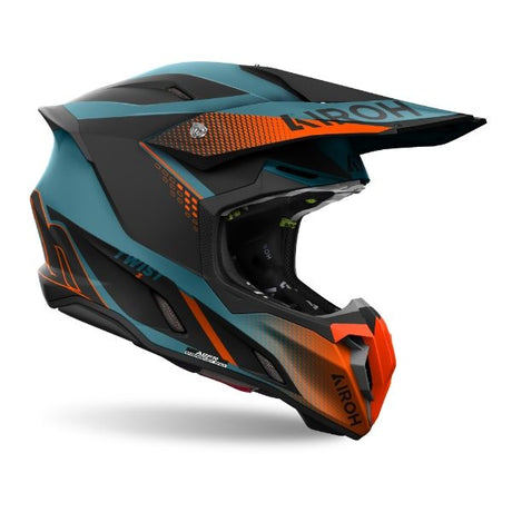 Airoh Twist 3 Shard Matt Orange MX Helmet