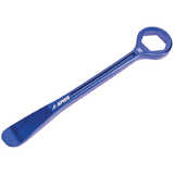 TYRE LEVER & AXLE WRENCH COMBINATION TOOL CNC ALUMINIUM BLUE