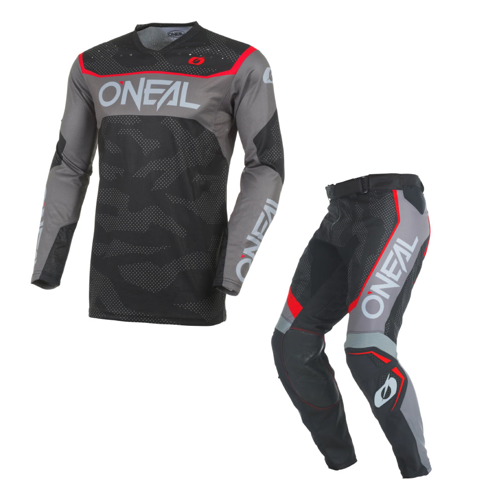 O'NEAL HARDWEAR KIT COMBO CAMO BLK/GRY