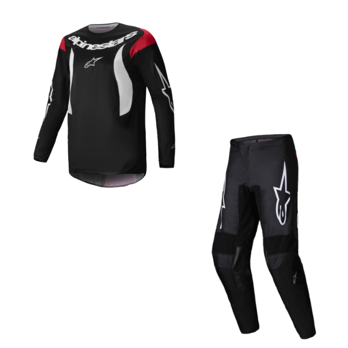 ALPINESTARS FLUID HAUL BLK WHITE KIT COMBO