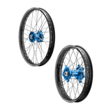 TALON 50CC BIG WHEEL KIT BLACK RIM - BLUE HUBS KTM/Husqvarna/Gasgas 50/E5 21-25