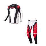 ALPINESTARS YOUTH RACER OCURI MARS RED WHITE BLACK KIT COMBO