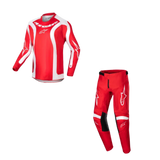 ALPINESTARS YOUTH RACER LURV MARS RED WHITE KIT COMBO