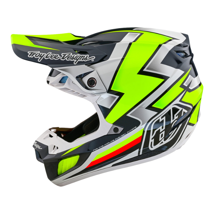 Troy Lee Designs SE5 Composite Helmet - Ever Grey / Yellow