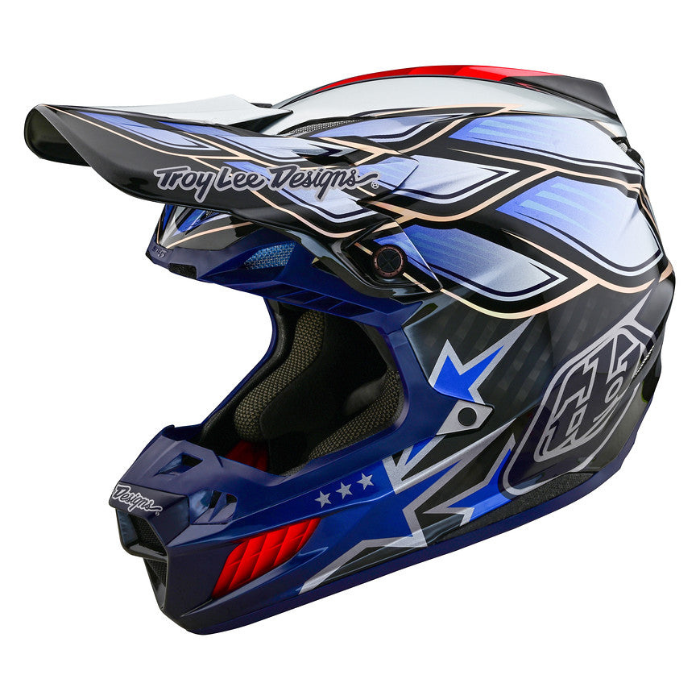 Troy Lee Designs SE5 Composite Helmet - Wings Black