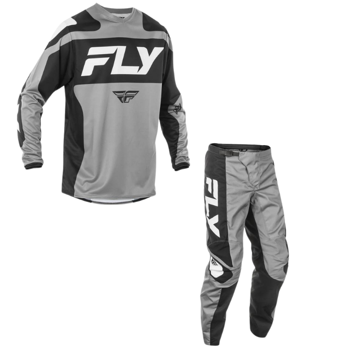 Fly Racing 2025 F-16 Kit Combo (Black/White)