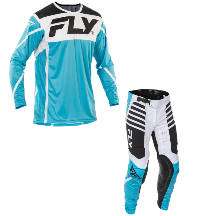 Fly Racing 2025 Lite Kit Combo (Blue/White/Black)