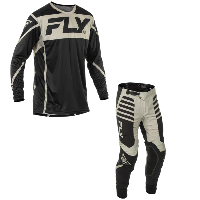 Fly Racing 2025 Lite Kit Combo (Black/Grey)