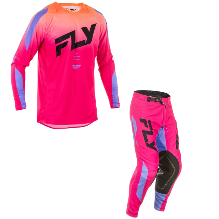 Fly Racing 2025 Evolution DST Kit Combo (Pink/Lavender/Black)