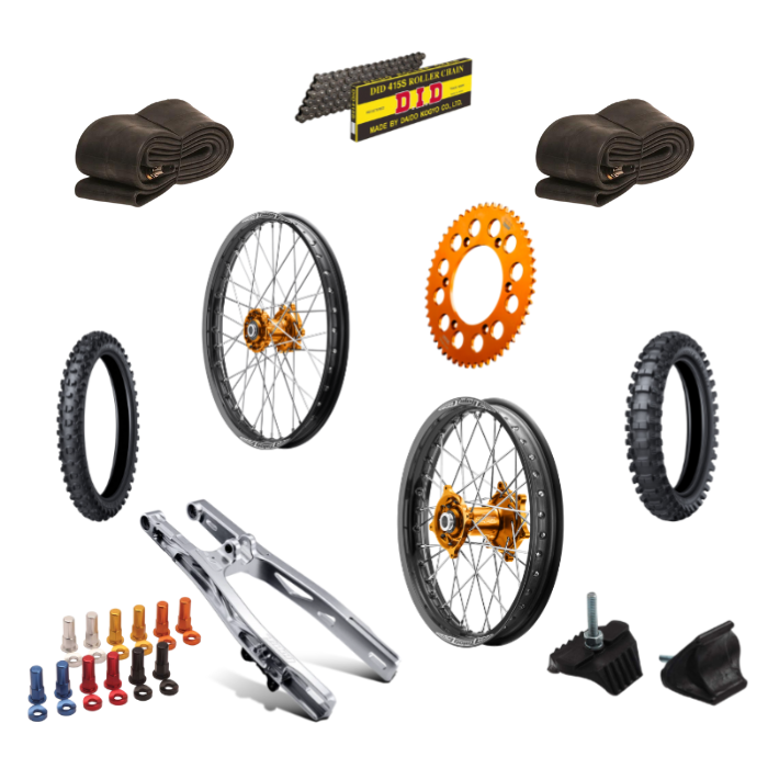 Talon 50cc Complete Big Wheel Kit (Silver Swingarm) KTM/Husqvarna/Gasgas 2024-ON