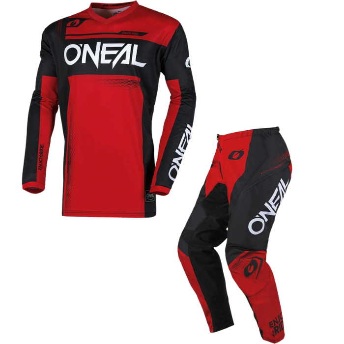 ONEAL ELEMENT KIT COMBO RACEWEAR black/G/R