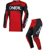 ONEAL ELEMENT KIT COMBO RACEWEAR black/G/R