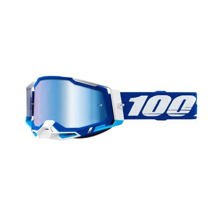 RACECRAFT 2 GOGGLE BLUE (MIRROR BLUE LENS)