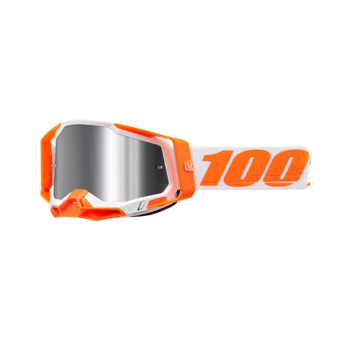 RACECRAFT 2 GOGGLE ORANGE (MIRROR SILVER FLASH LENS)