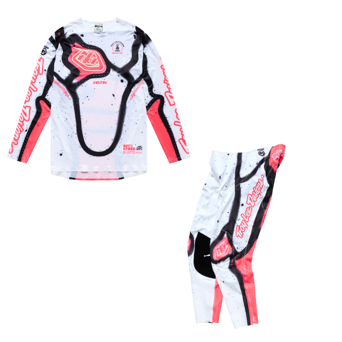 Troy Lee Designs SE Ultra Membrane Kit Combo - White / Infra Red