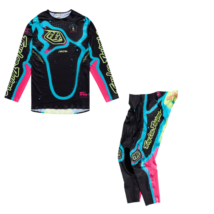 Troy Lee Designs SE Ultra Membrane Kit Combo - Black / Glo Yellow