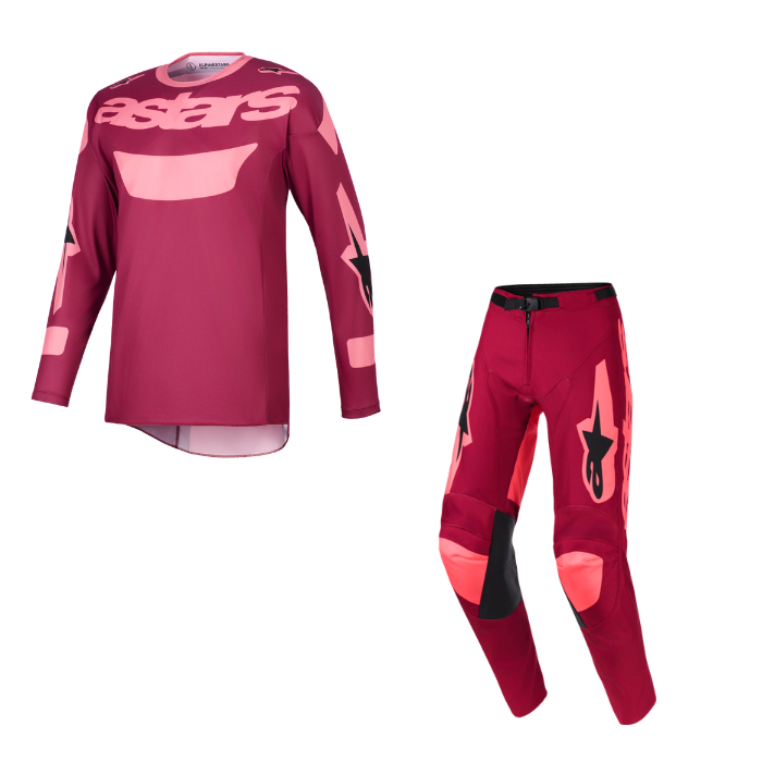 RACER RIWAY KIT COMBO - DARK RED/CORAL