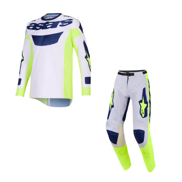 RACER AIR RIWAY KIT COMBO - LIGHT GRAY/YELLOW FLUO/BLUE