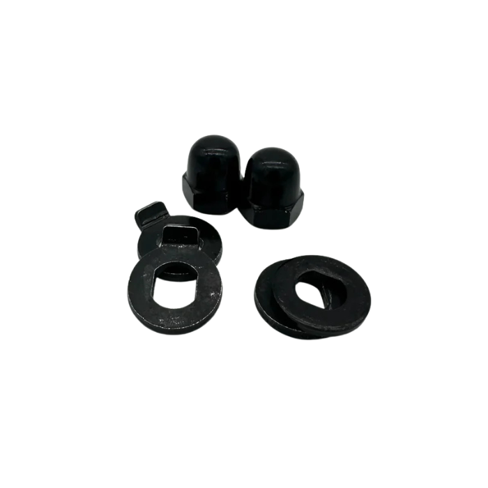 DUO Rear Axle Nuts and Washers 12" Launch, 16" Master