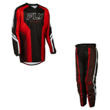 Fly Racing Youth F-16 Raze Kit Combo - Black/Red/White