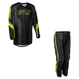 Fly Racing Youth F-16 Raze Kit Combo - Black/Grey