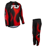 Fly Racing Youth Kinetic Torch Kit Combo - Black/Red/White