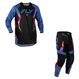 Fly Racing Evolution DST Limited Edition Bolt Kit Combo - Black/Blue/Multi